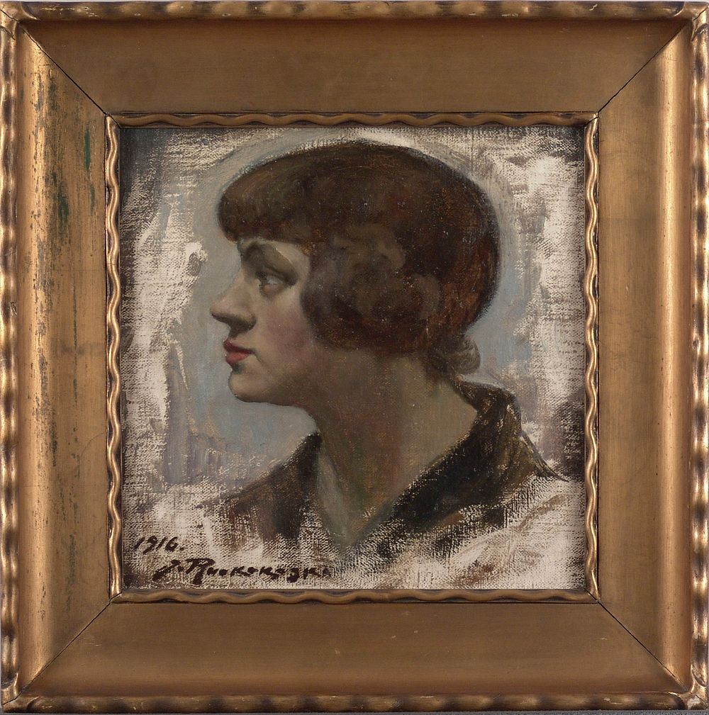 Portrait of saima, 1916, Jalmari Ruokokoski
