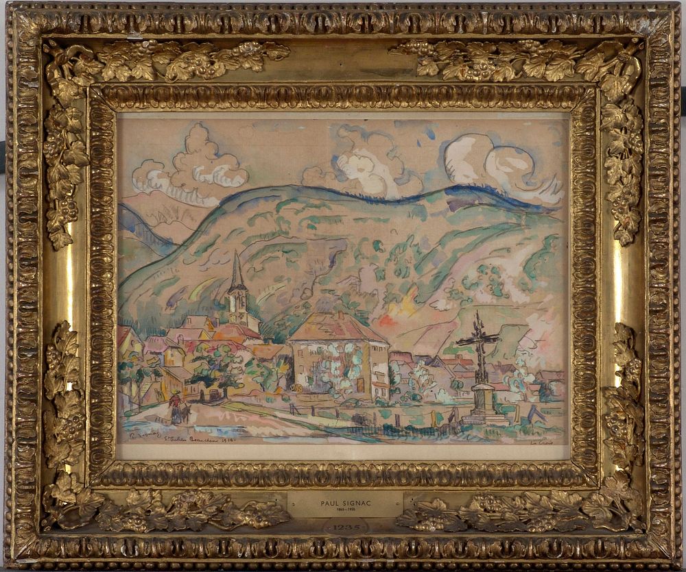 St julien-beauchene, 1914, by Paul Signac