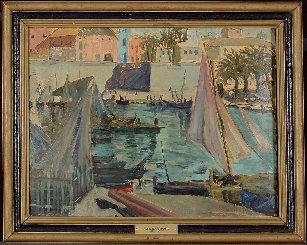 Palma antigua, 1924, Acke Sj&ouml;strand