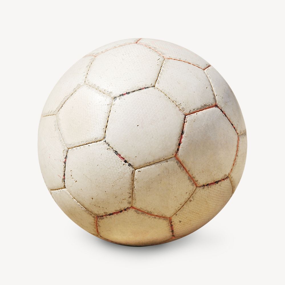 Football sports equipment isolated design