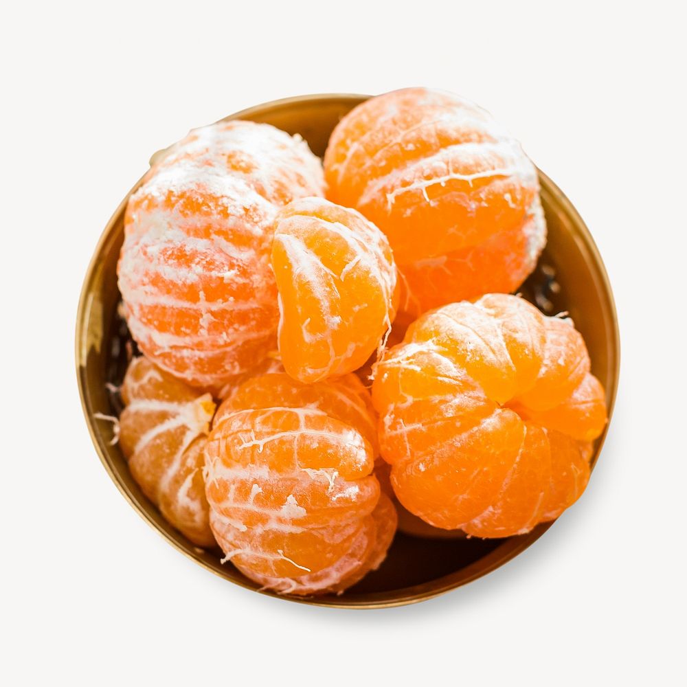 Mandarin fruits isolated design