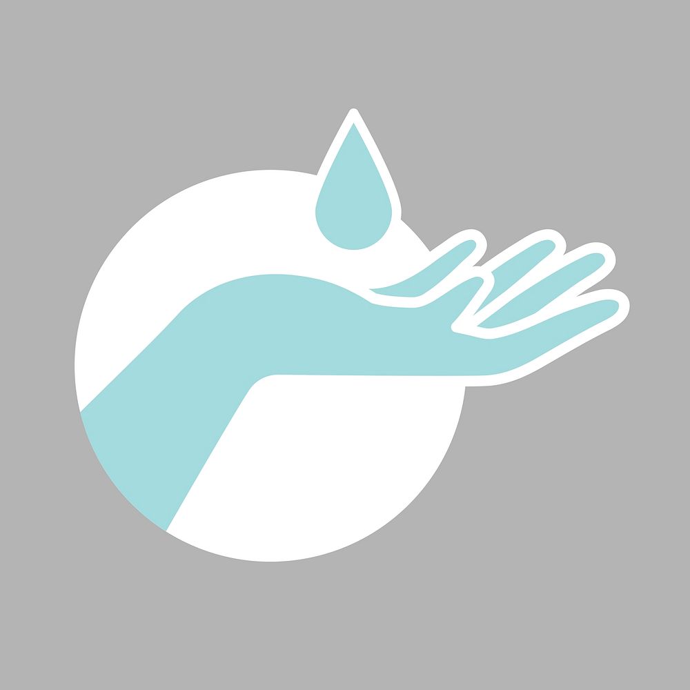 Covid-19 prevention, hand washing vector