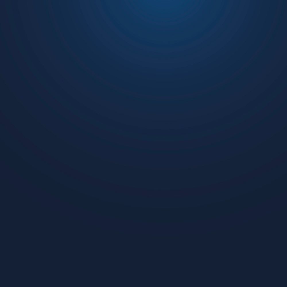 Dark blue gradient background, simple design