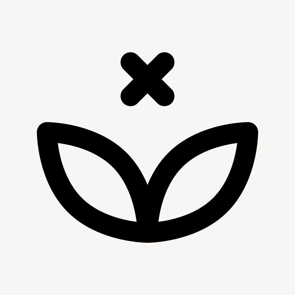 Leaf logo element design 