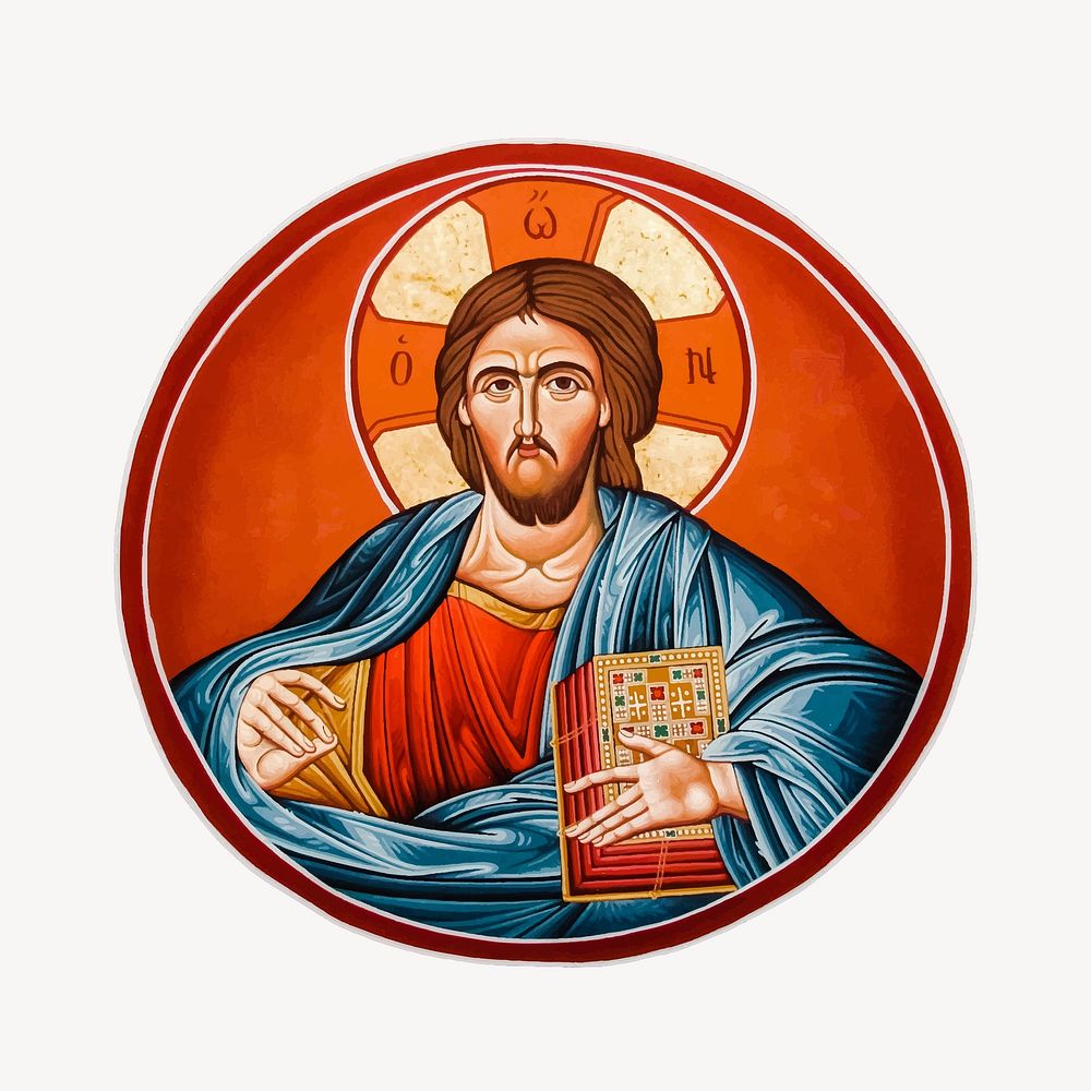 Jesus Christ clipart, illustration. Free public domain CC0 image.