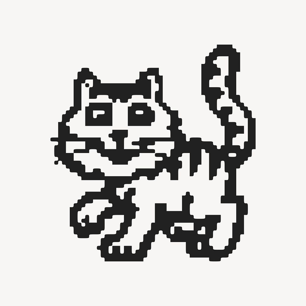 Cat clipart vector. Free public domain CC0 image.