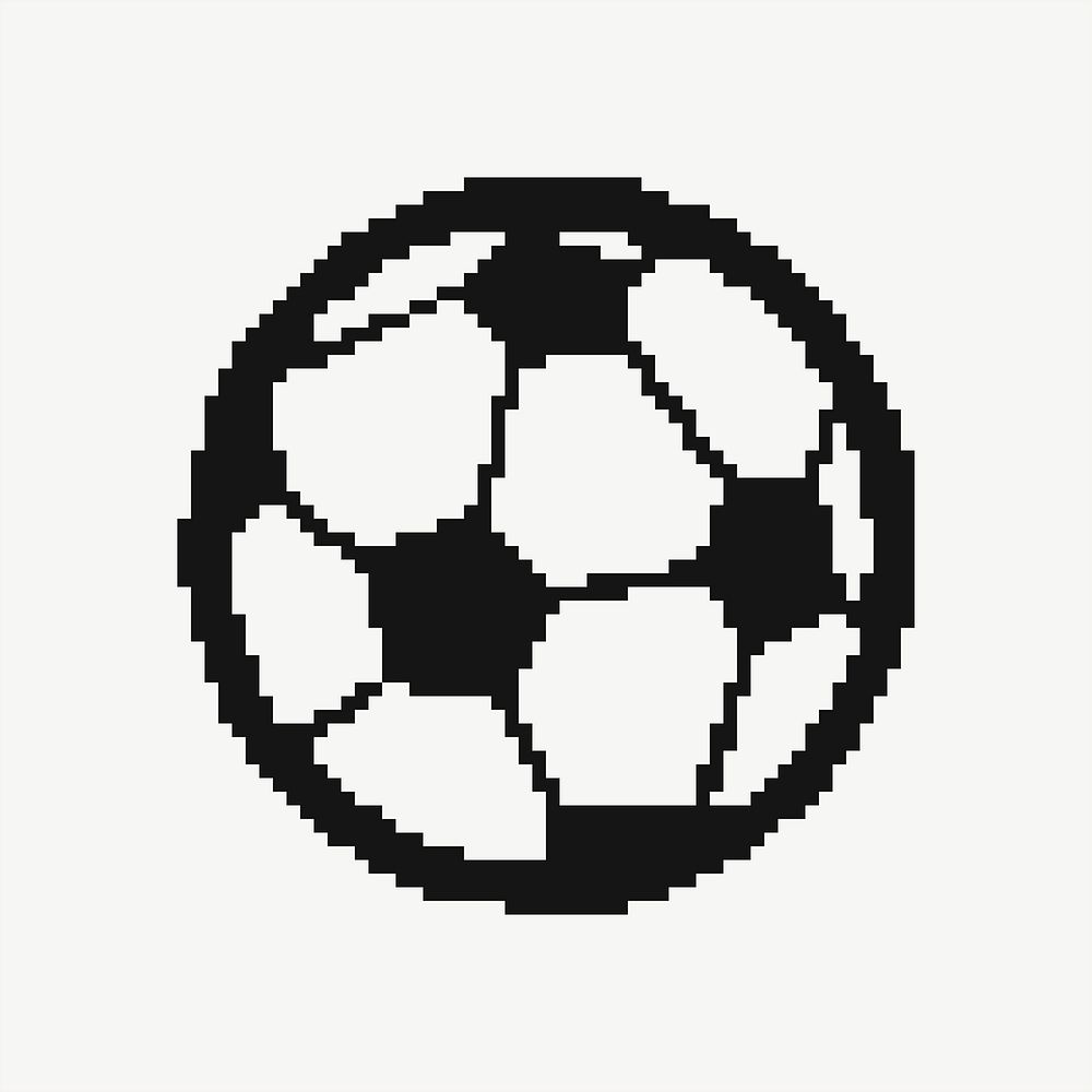 Pixel ball clipart, illustration psd. | Free PSD - rawpixel