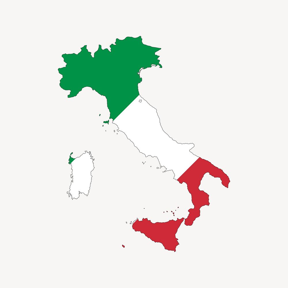 Italy clipart, illustration vector. Free public domain CC0 image.