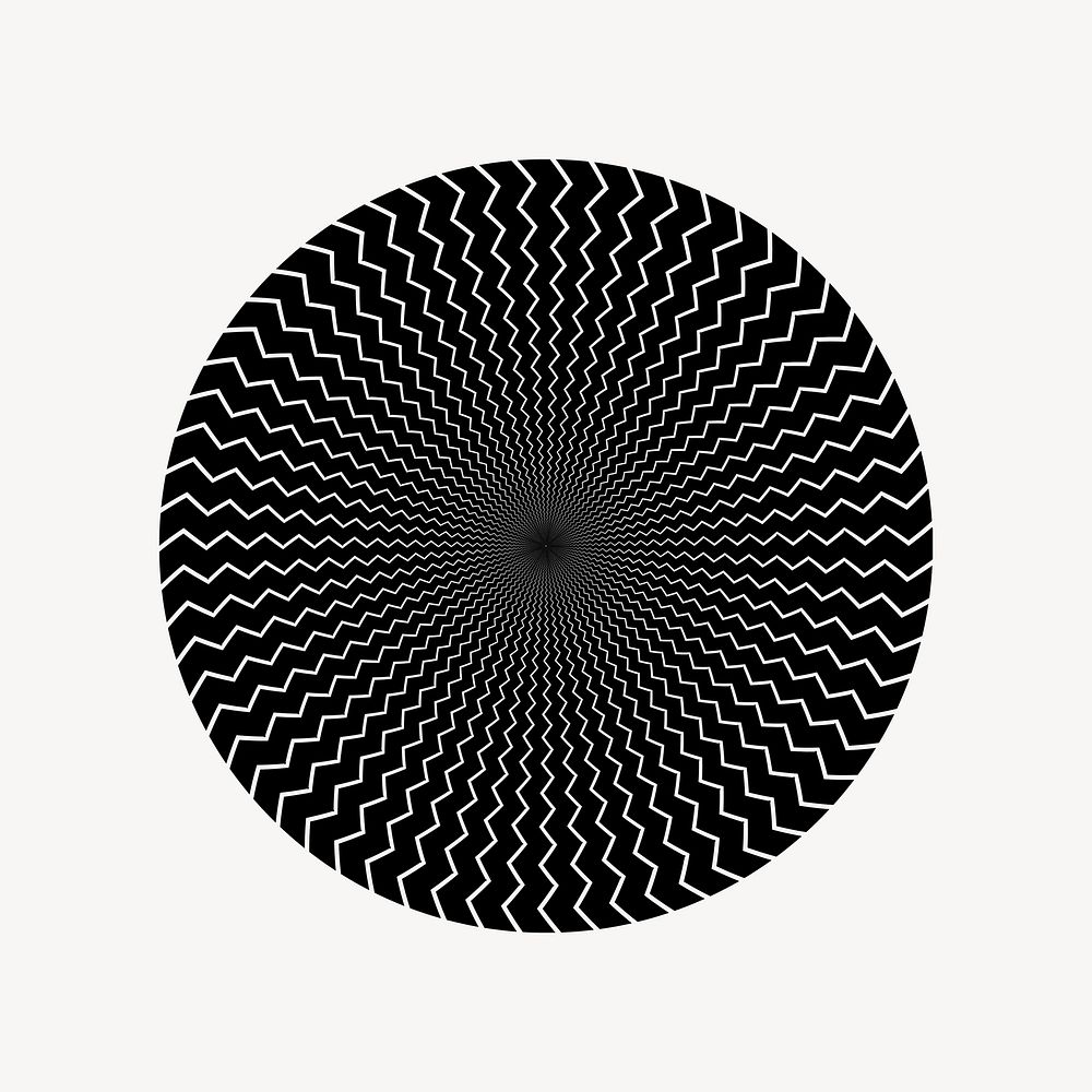 Optical illusion clip art vector. Free public domain CC0 image.