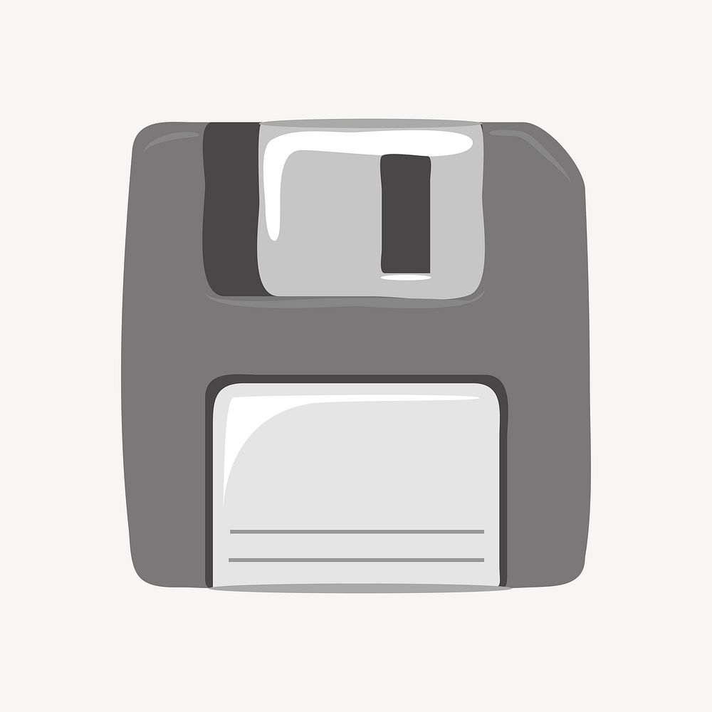 Floppy disk clip art vector. Free public domain CC0 image.