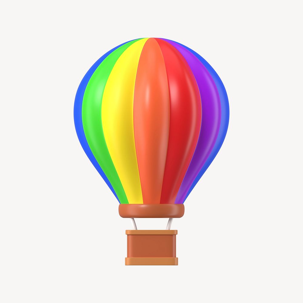 3D air balloon, summer concept