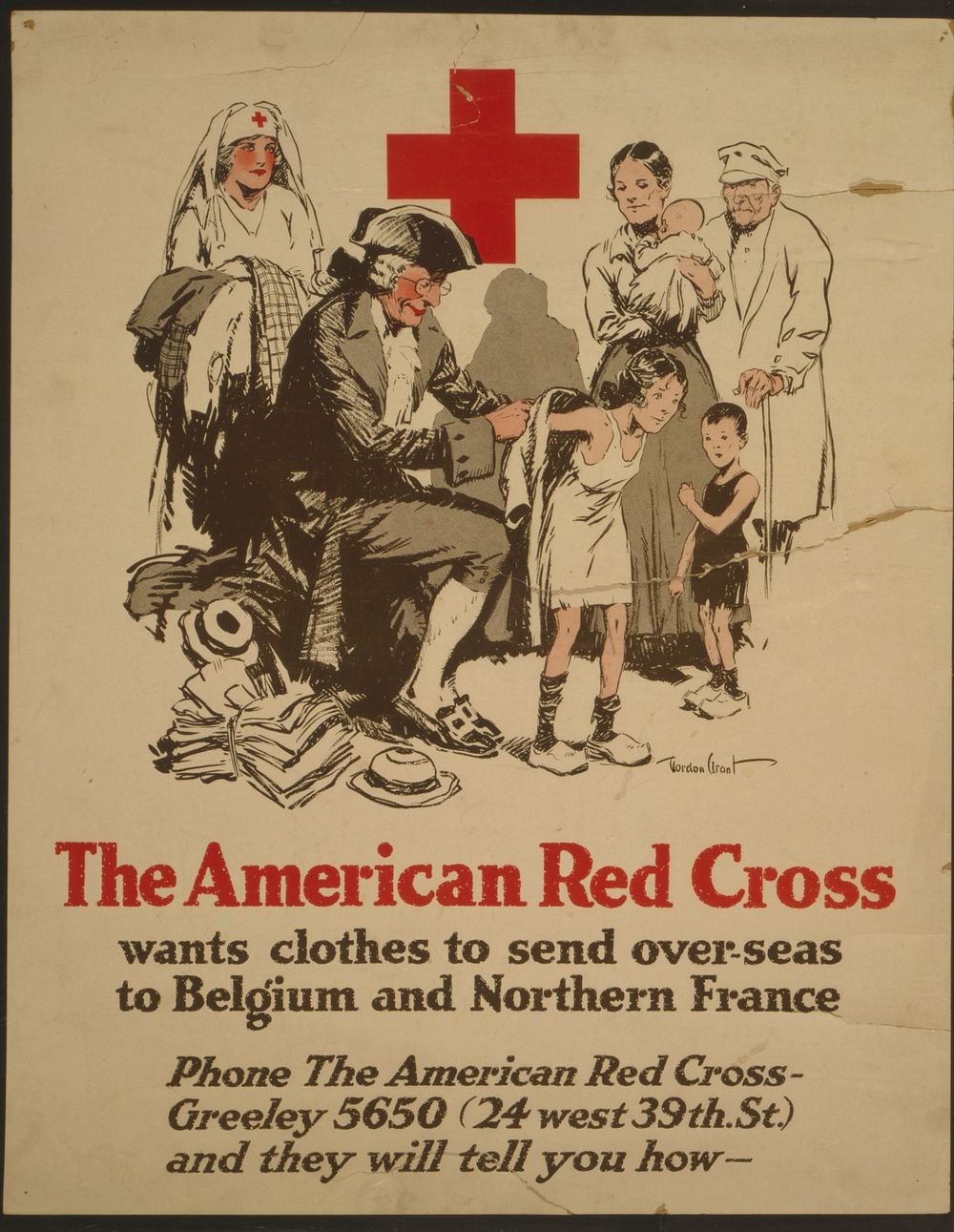 The American Red Cross wants clothes to send over-seas to Belgium and Northern France Phone the American Red Cross - Greeley…