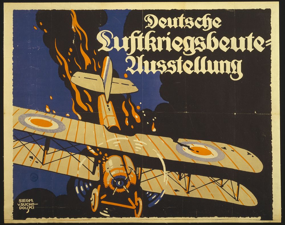 Deutsche Luftkriegsbeute Ausstellung  Siegm. v. Suchodolski.
