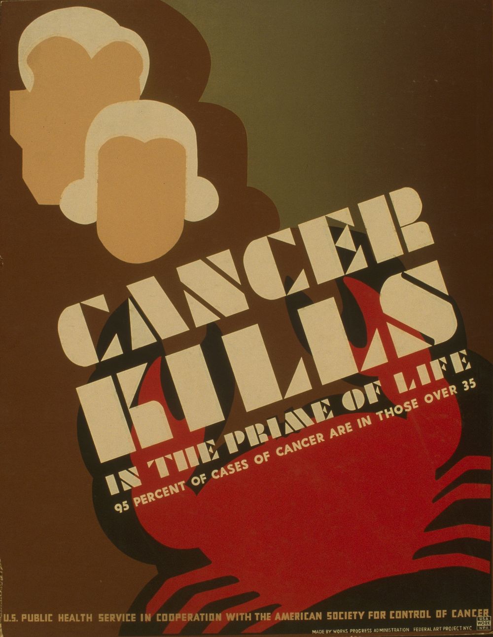 Cancer kills in the prime of life 95 percent of cases of cancer are in those over 35.