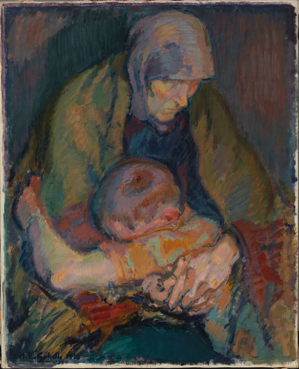 Pietà, 1916, by Magnus Enckell
