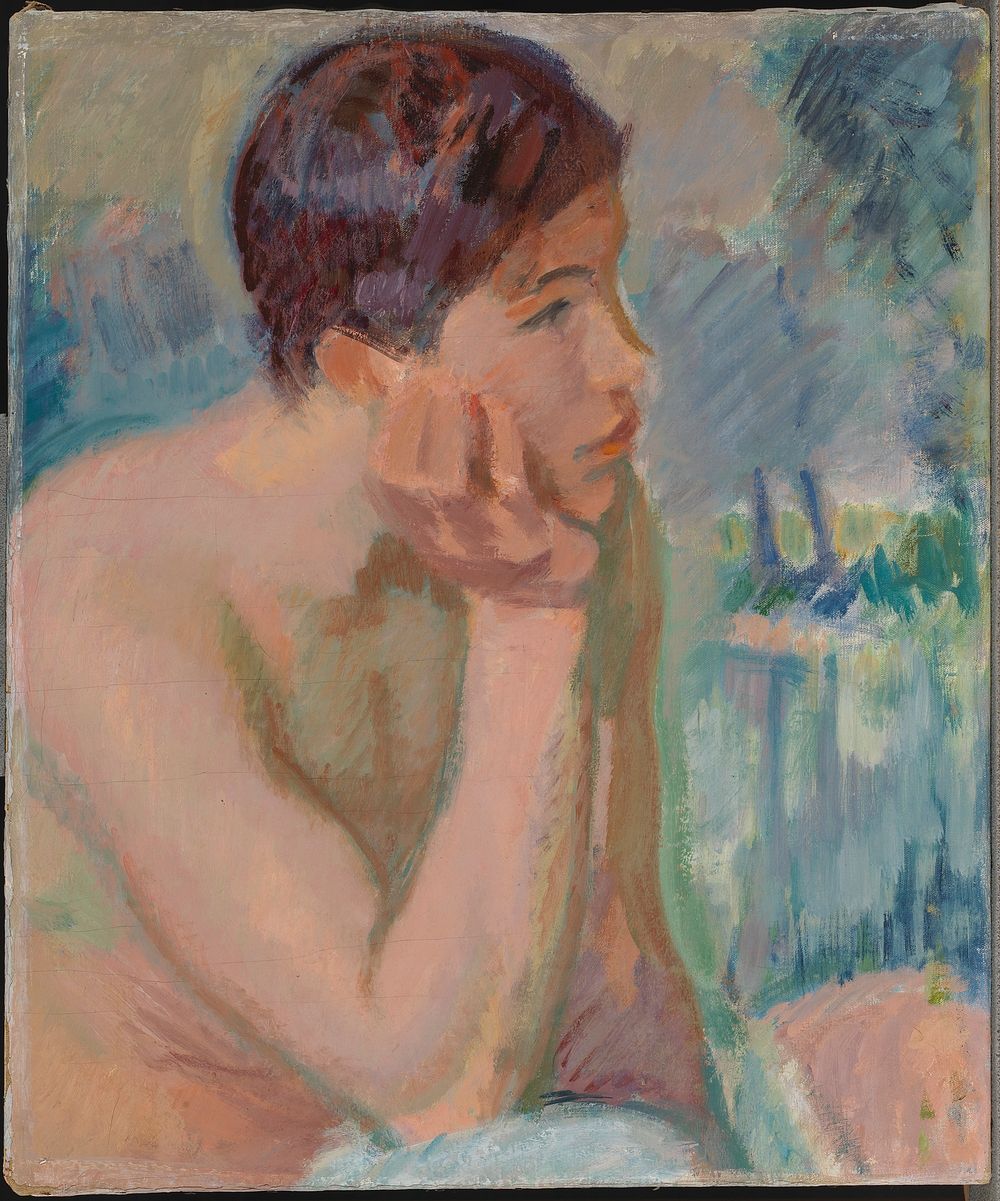 Lost in thoughts, 1922 - 1923, by Magnus Enckell