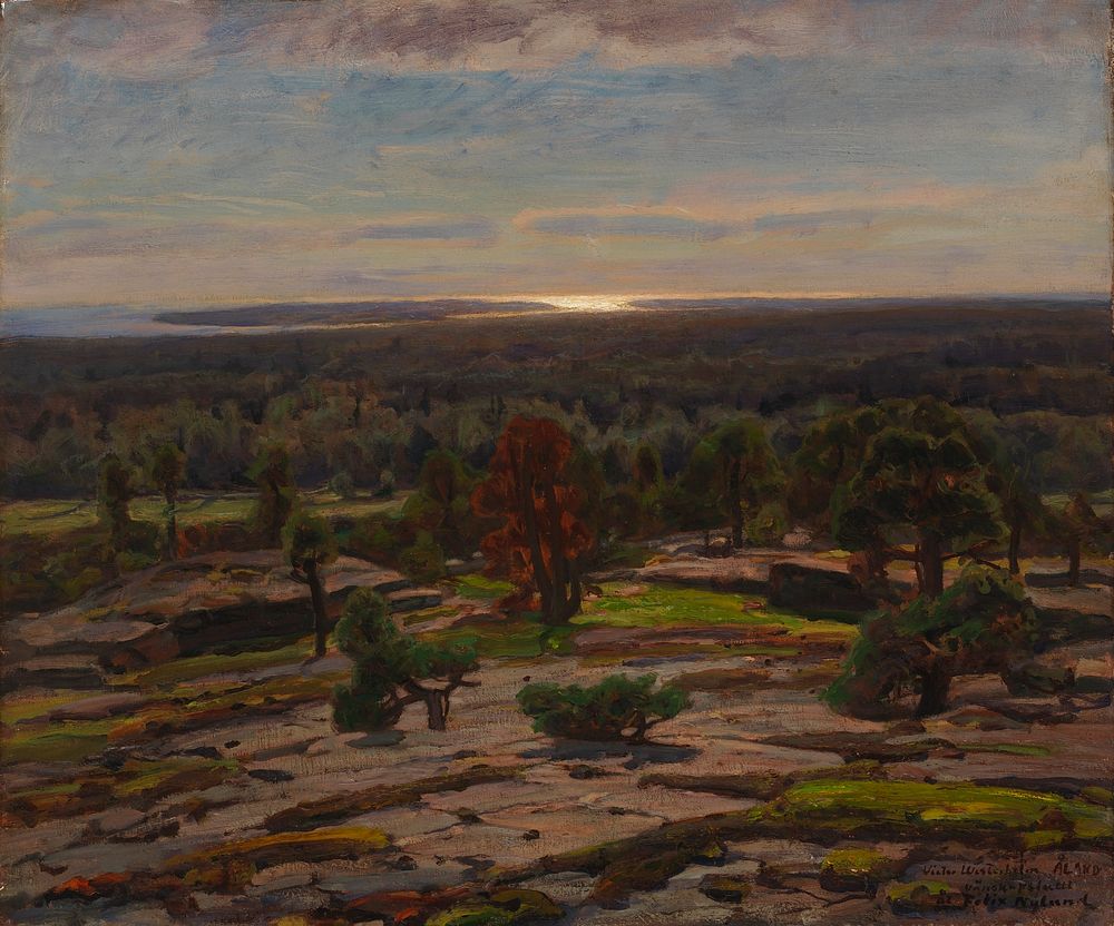 The rocks of knutsboda, 1909, Victor Westerholm