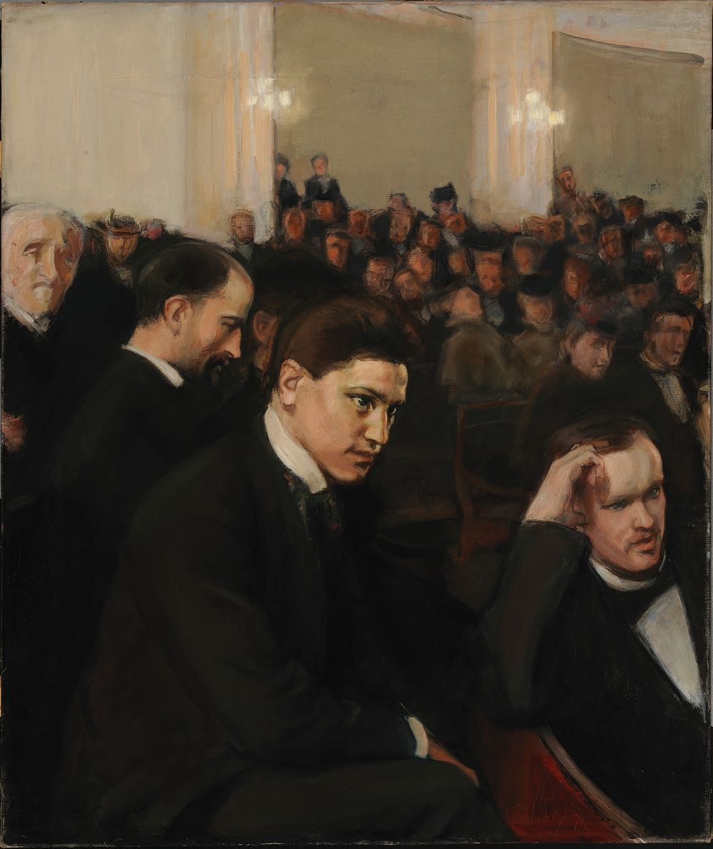The concert, 1898, by Magnus Enckell