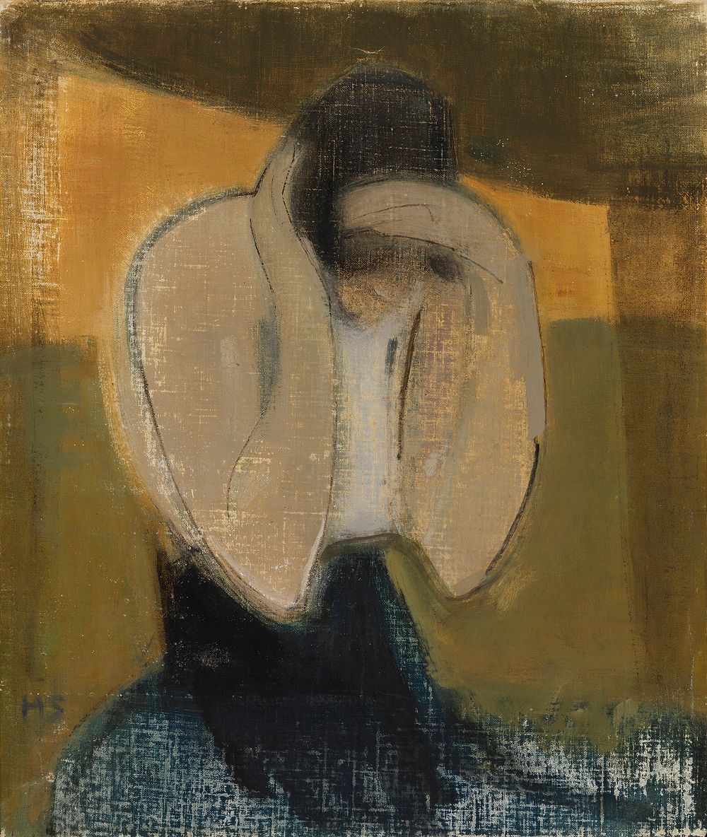 The gipsy woman ; the romani woman, 1919, Helene Schjerfbeck
