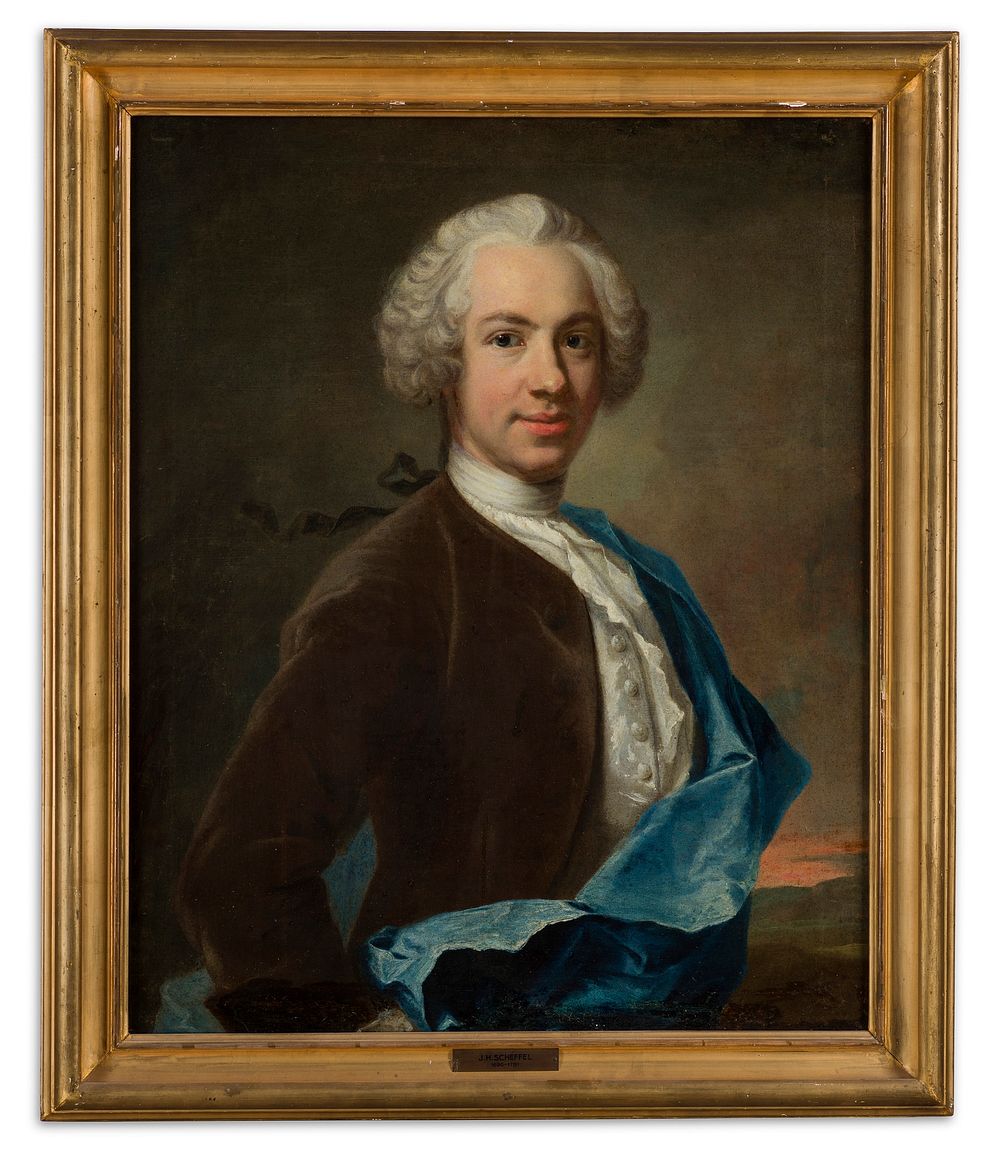 Secretary of council carl fredrik eckleff, 1746, Johan Henrik Scheffel