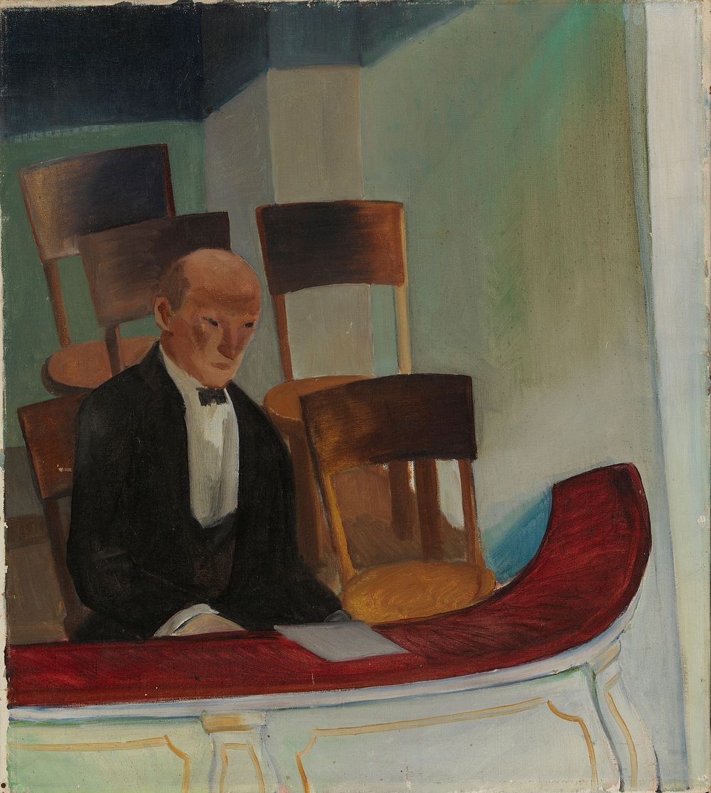 At the opera, 1926, Väinö Kunnas