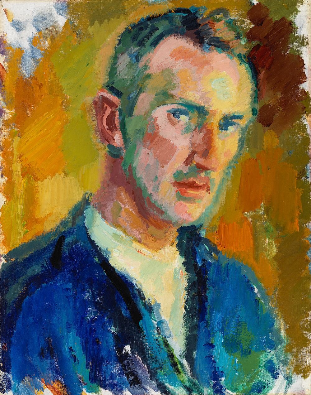 Self-portrait, 1918, by Magnus Enckell