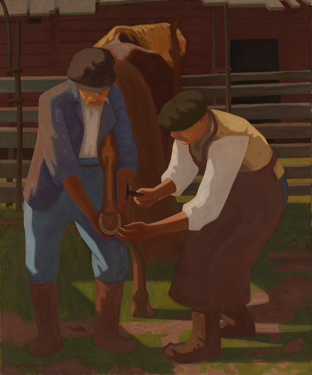 Hevosenkengittäjät, 1917, Juho Rissanen