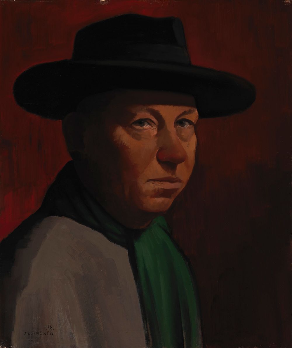 Self-portrait, 1936, Paavo Leinonen