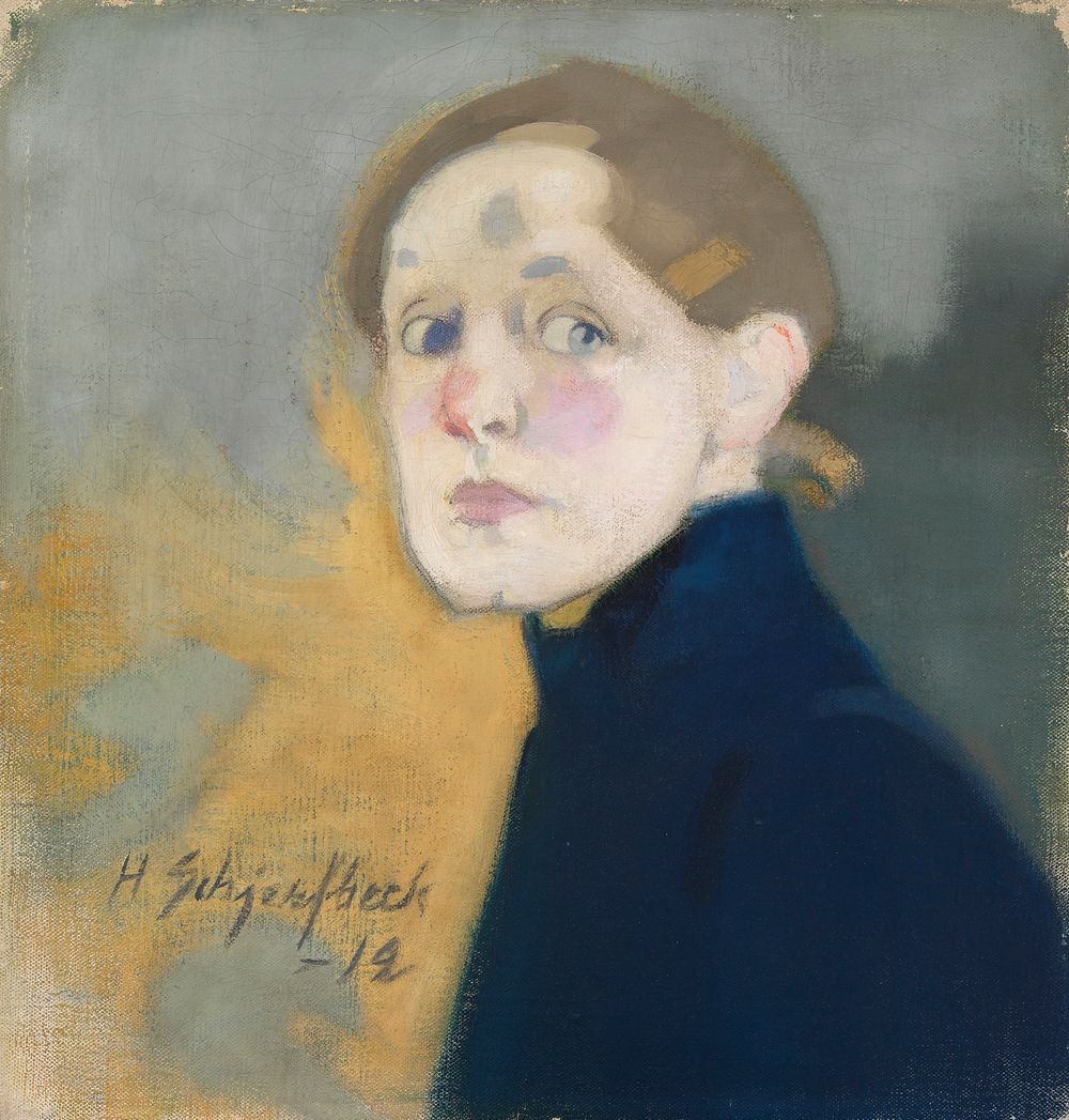 Self-portrait, 1912, Helene Schjerfbeck