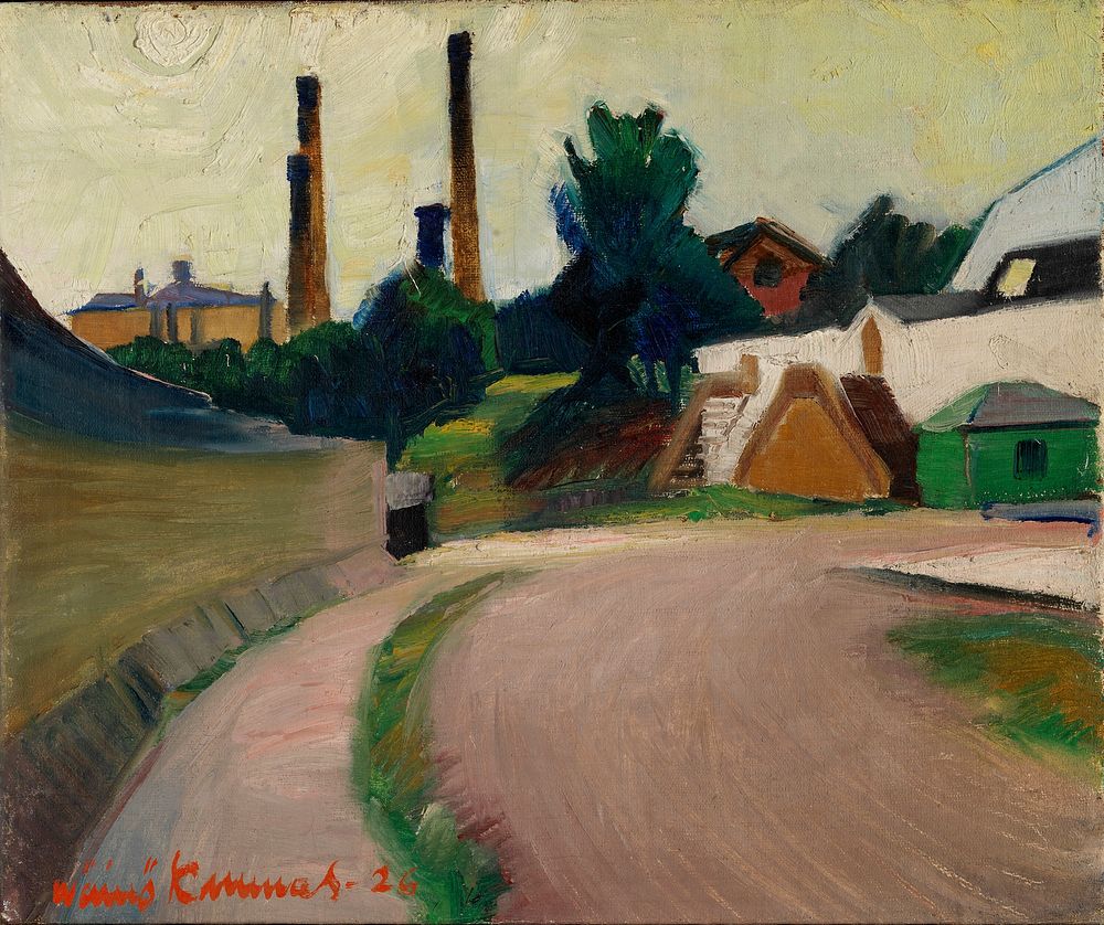View of helsinki, the finnish sugar co., 1926, Väinö Kunnas