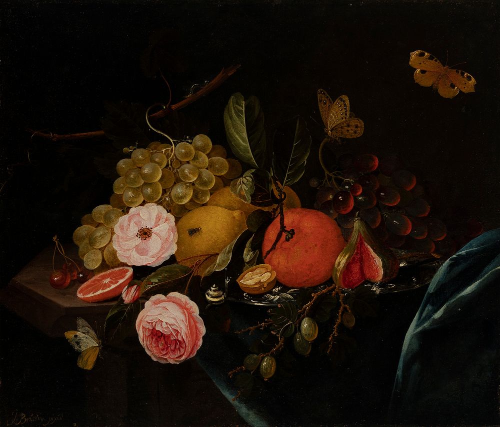 Still life, 1650 - 1700, J Bruning