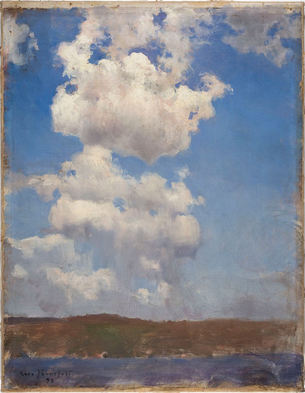 Cloud study, 1893, Eero Järnefelt