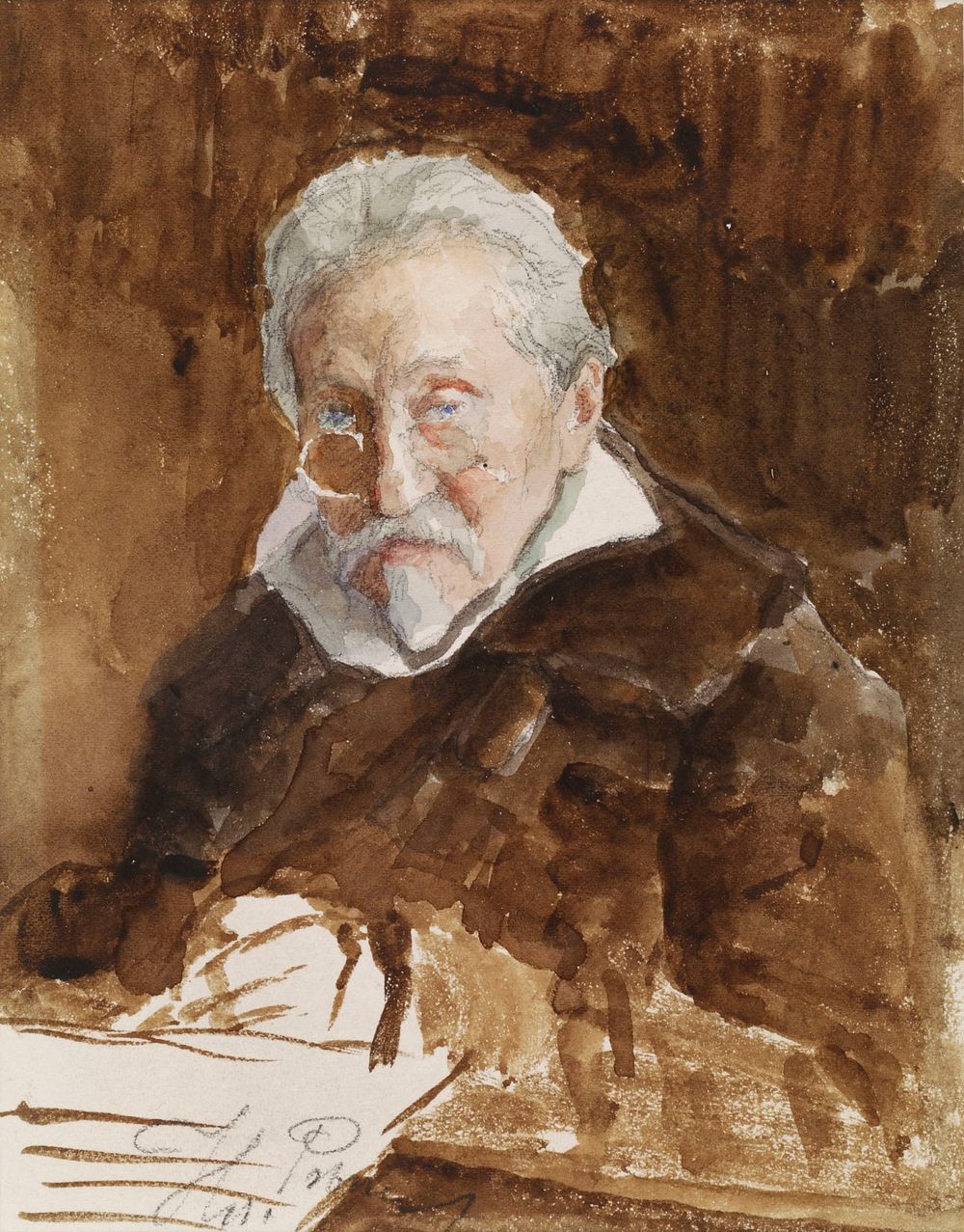 Self-portrait, 1920 - 1929, Ilja Repin