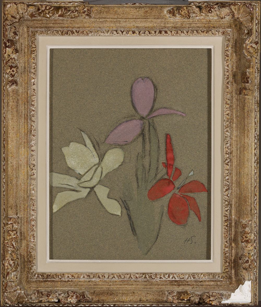 Small lilies, 1942, Helene Schjerfbeck
