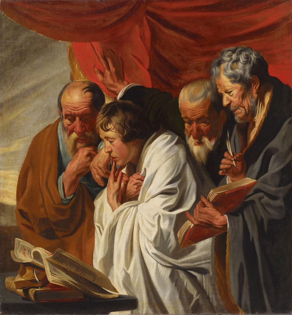 The four evangelists, 1625 - 1630, Jacob Jordaens