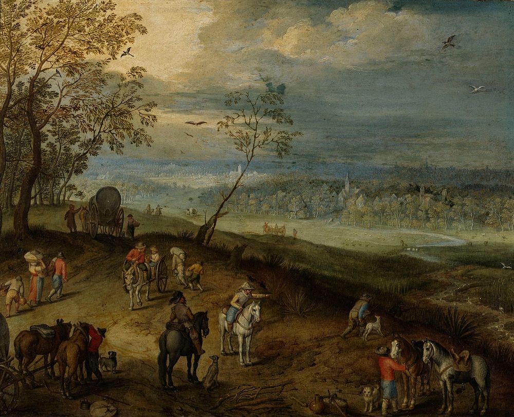 Landscape, 1601 - 1678, Jan II Brueghel