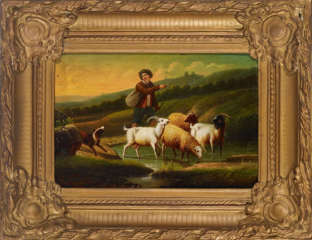 Shepherd, 1855, Eug&egrave;ne Joseph Verboeckhoven