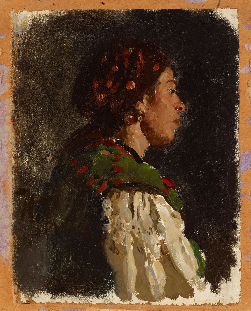 Portrait of a girl, Ilja Repin