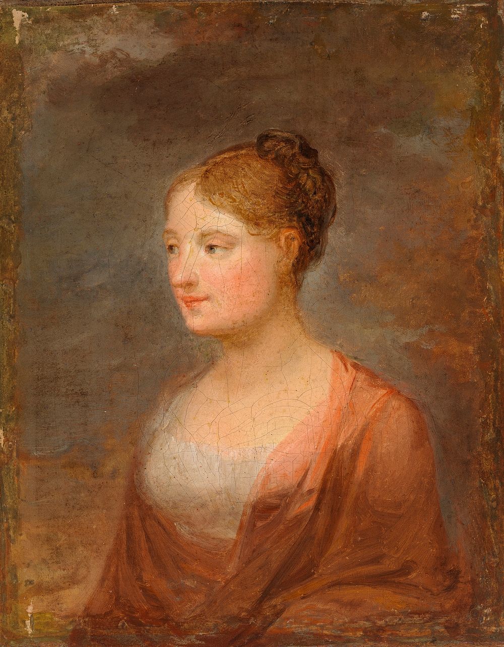 Portrait of a young woman, 1809, by Alexander Lauréus