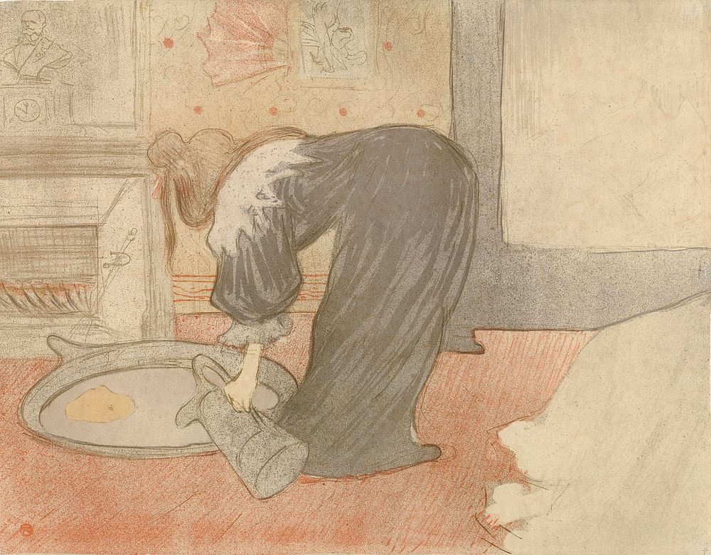 Woman at the tub, 1896, Henri De Toulouselautrec