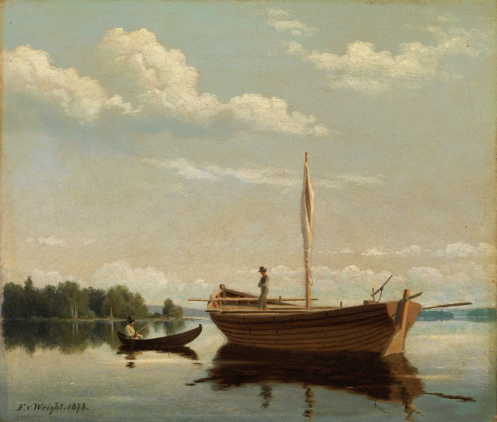 In the islands off kuopio, 1878, by Ferdinand von Wright
