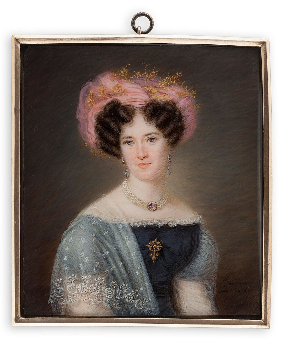 Portrait of a lady, 1828, Anders Gustaf Andersson