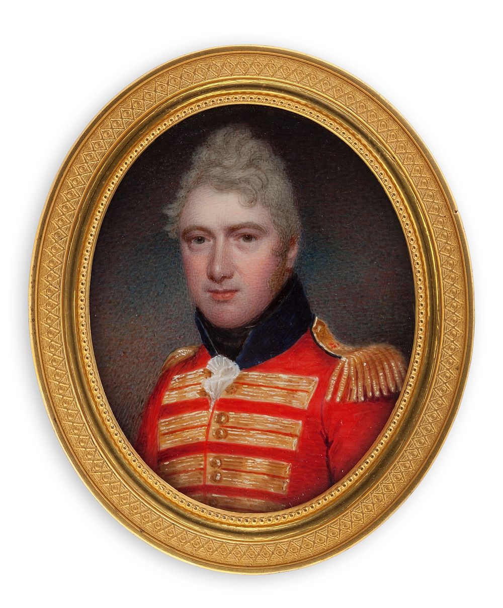Portrait of an english officer, 1786 - 1845, William John Thomson