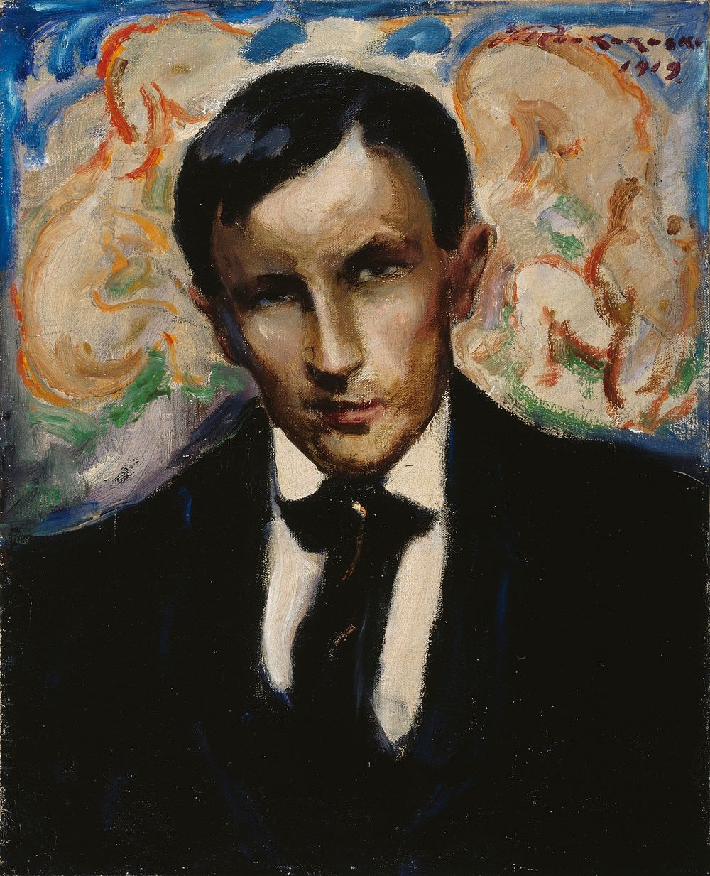 Portrait of tyko sallinen, 1919, Jalmari Ruokokoski