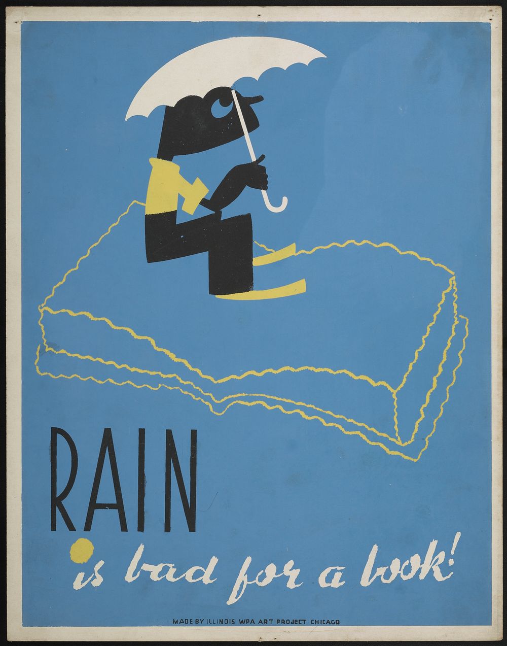 Rain is bad for a book!