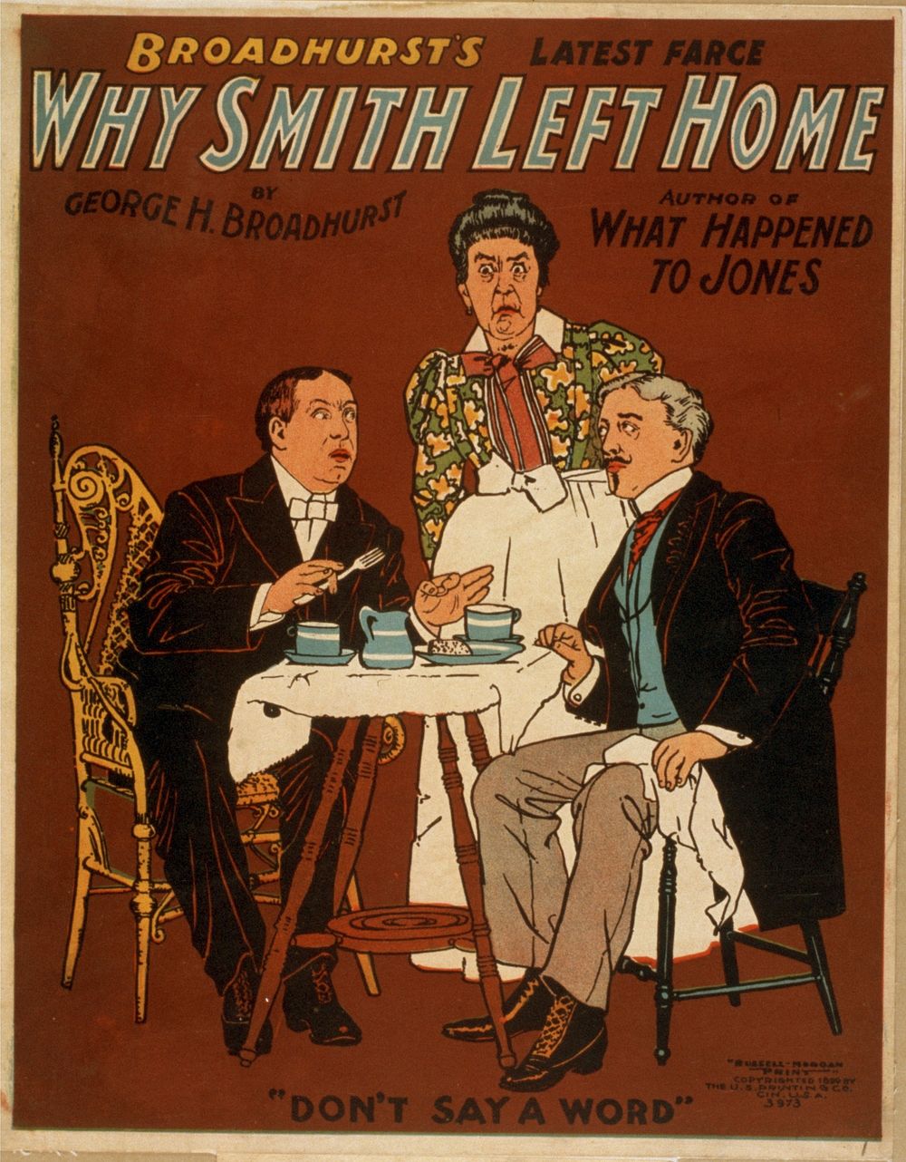 Why Smith left home Broadhurst's latest farce : by George H. Broadhurst, author of What happened to Jones.