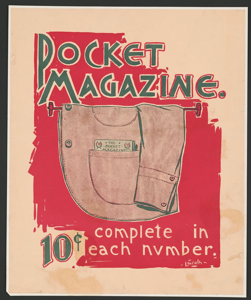 Pocket magazine, 10 cents complete in each number