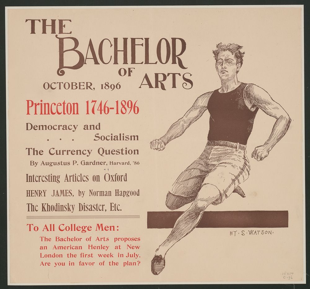 The Bachelor of Arts for October, 1896