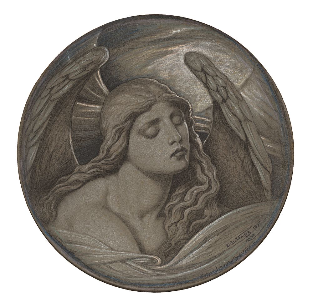 Study of "Soul in Bondage", Elihu Vedder