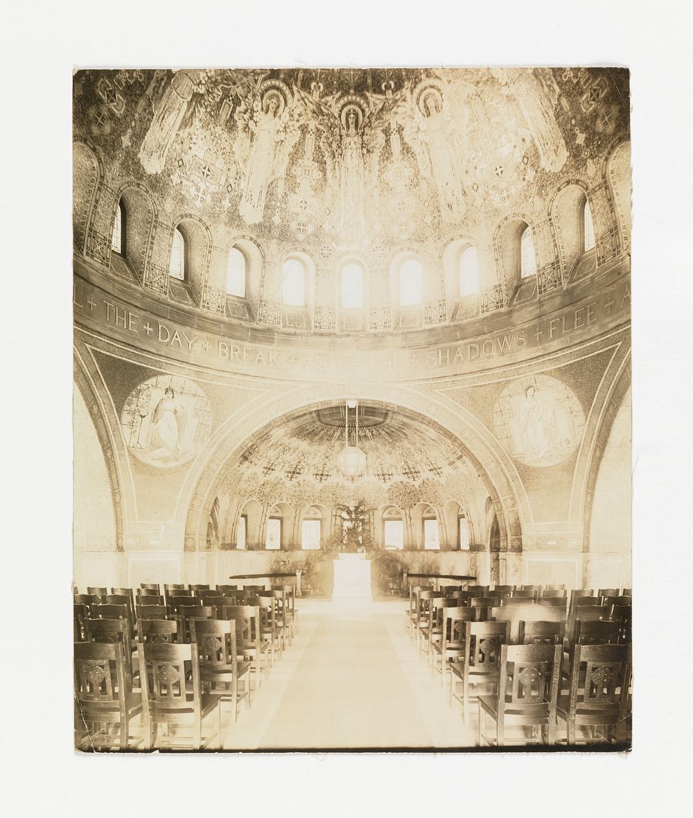 View of the Interior of Lakewood Cemetery Memorial Chapel, Minneapolis